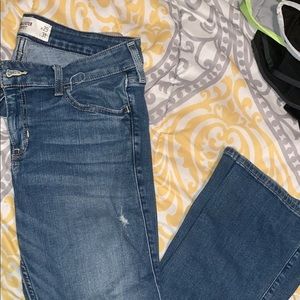 Hollister bootcut jeans!